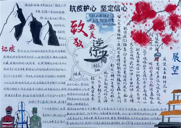 心理健康手抄報-抗疫護心